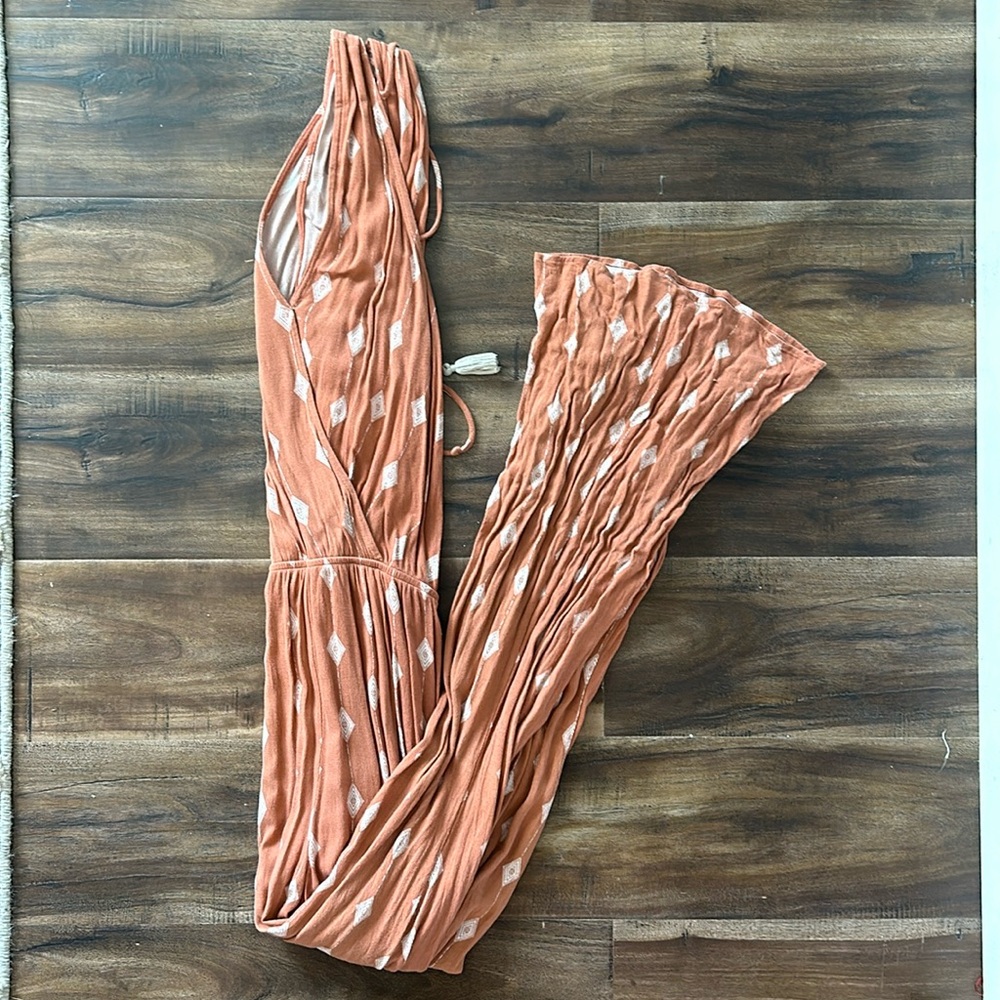 Rust jumpsuit